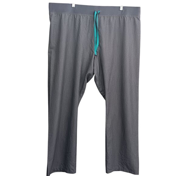 FIGS Women's Technical Collection Livingstone Flat Front Gray Scrub Pants 2XL - Picture 1 of 6